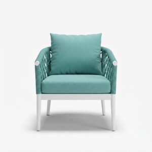 Azure Bloom Armchair