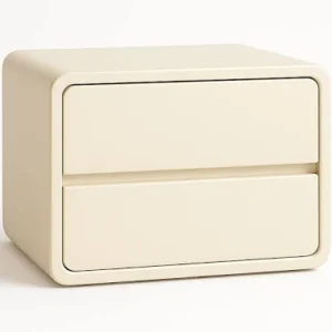 Ivory Edge Bedside Table