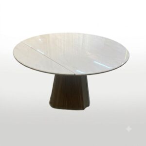 Luna Marble Round Dining Table